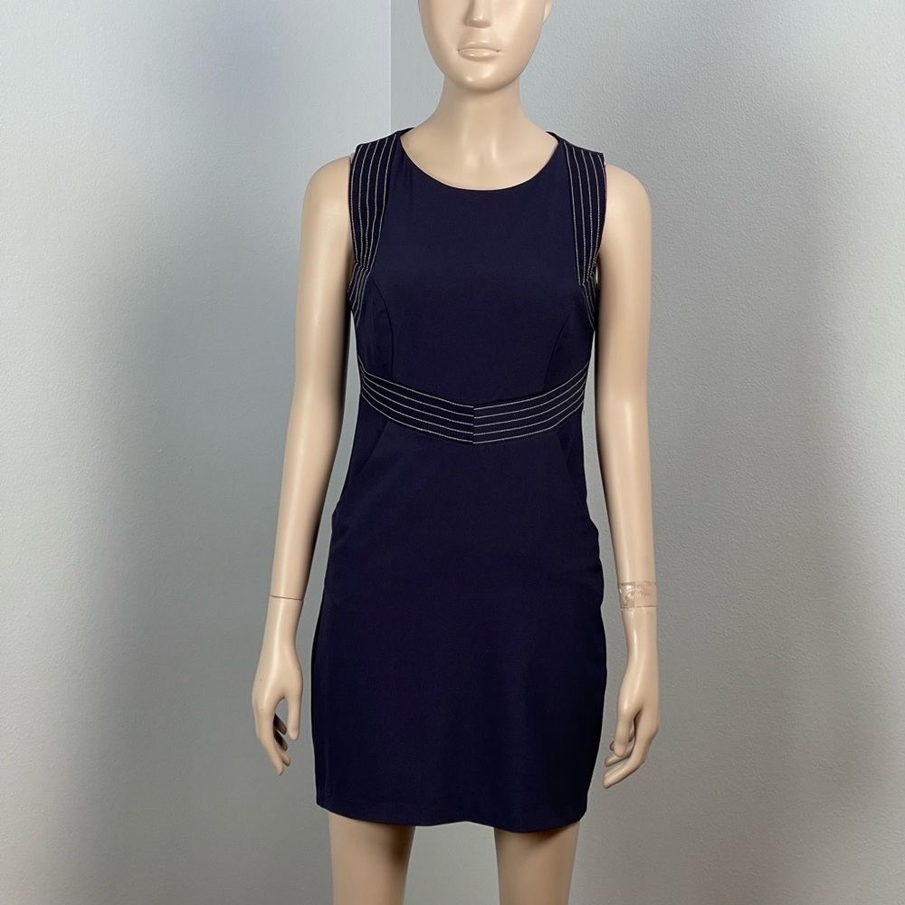 Vintage Teeze Me Navy Midi Dress size 3